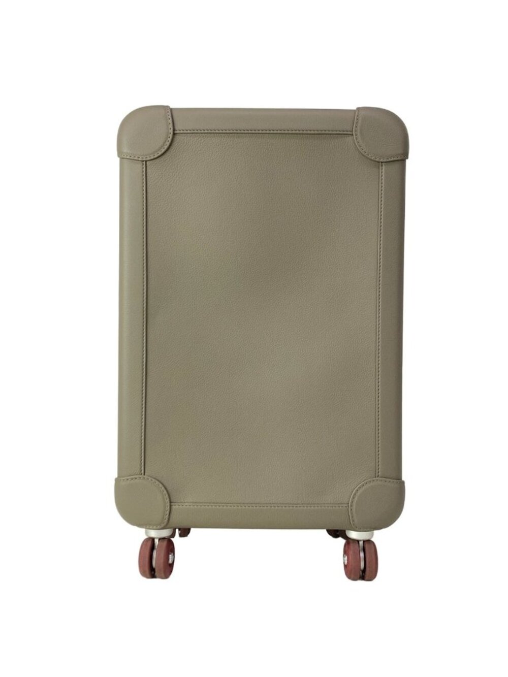 Hermes Travel Bag M S Rolling Mobility Suitcase Etain